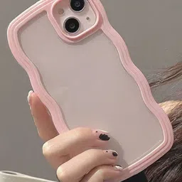CASE CREATION iPhone 8 Transparent Curly Wave TPU Back Case Mobile Accessories image 3