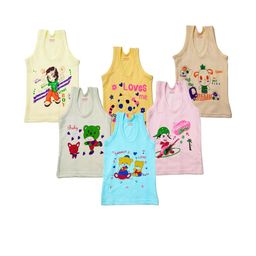 DESNUDA Kids Pack of 6 Cotton Vest-image-98