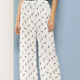 BAESD Women Printed Flared Handloom Palazzos-image-93