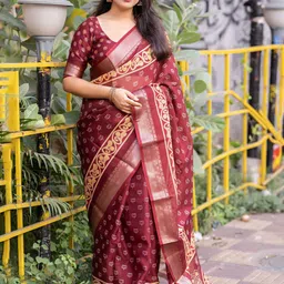 LeeliPeeri Designer Batik Saree-image-36