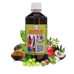 ADIVASI BHRINGRAJ HERBALS Hair Oil With Natural Herbs - 500 ml-9