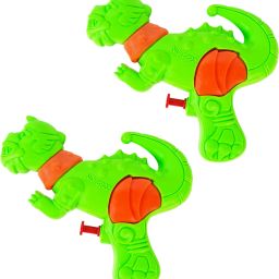 Plastic Toy Holi Dinasaur High Range Pressure Water Gun Pichkari Tank for Children Holi Pool Party (Packof 2) Water Gun-3
