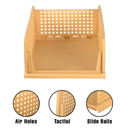 RUBOXA Cream-Coloured Set of 6 Regular Multi-Utility Organisers image 5