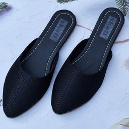 SKOLL Women Textured Mules Flats-image-42