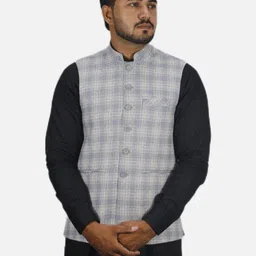 GARGIAN Master Cut Men Blue Polyester Jackets-picture-10