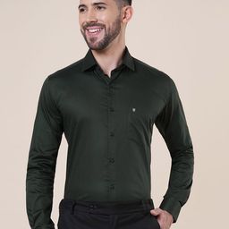 John Philips Premium Cotton Spread Collar Casual Shirt-image-5