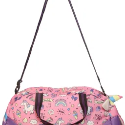 1 L Hand Duffel Bag - Travel Duffle Bag for Kids/Teenagers Duffle Bag - Purple, Pink - Regular Capacity-image-98