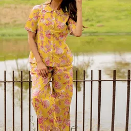 MIRCHI FASHION Women Floral Printed Shirt Pyjamas Night suit-image-18