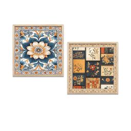 WALLLANE Set of 2 Abstract Wood Wall Art-image-91