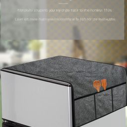 The Furnishing Tree Grey Printed Air Conditioner Cover-image-9