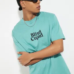 max Men Printed Applique T-shirt-image-51