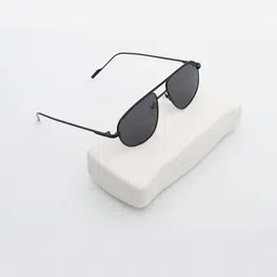 PELLE LUXUR Unisex Round Sunglasses with UV Protected Lens PL25GS212-23