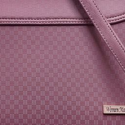 WOMEN MARKS Textured PU Structured Handheld Bag image 2