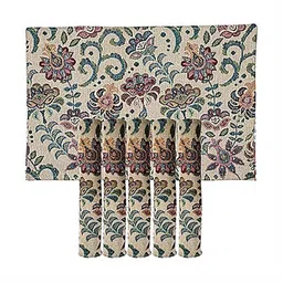 prakartik Floral Print Multi Print Table Placement Mat image 2