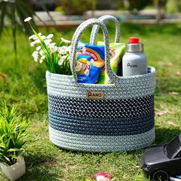 Pano Women Striped Shopper Tote Bag-10