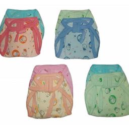 Nappies Washable Soft Cotton Printed Multicolor Langot With Pad Nappy-image-44