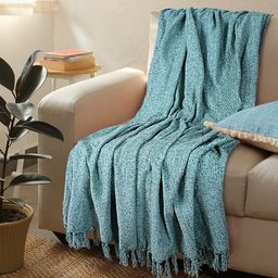 Myntra Elegant Homes Green Microfiber AC Room 380 GSM Single Bed Blanket-picture-29