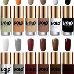 VOLO Set Of 12 Extra Shine Nail Polish 9.9 ml Each Combo 150-52