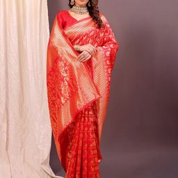 Moda Rapido Woven Design Zari Patola Saree-image-46