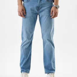 Snitch Men Slim Fit Mid-Rise Light Fade Stretchable Jeans-image-85