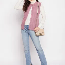 CLAPTON Women Woollen Front-Open Fashion-image-4