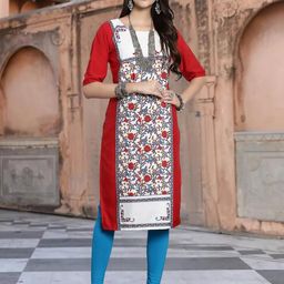 Ethnic basket Women Multicoloured Kurtas-picture-40