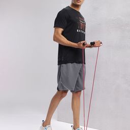 HRX by Hrithik Roshan Men Typography Print Detail Rapid-Dry Training Shorts-image-36