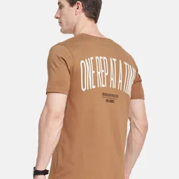 Octave Men Typography Printed Round Neck Cotton T-shirt-image-99