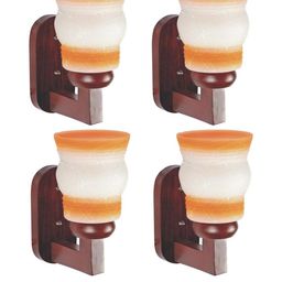 Somil Premium Designer Glass Wall / Night Lamp Elegant & Stylish Dcor Accent for Modern Interiors, color- Orange, White, Size:- 19 X 27 X 29 CM-image-82
