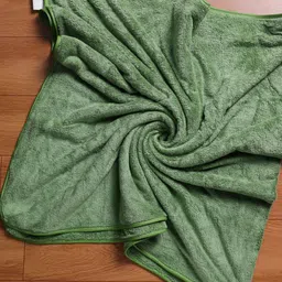 Fezora Green 1 Cotton 500 GSM Bath Towel-picture-13