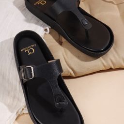 Carlton London Women Open Toe Flats with Buckles-picture-40