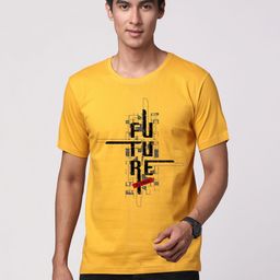 ADRO Men Graphic Printed Round Neck Cotton T-shirt-image-67