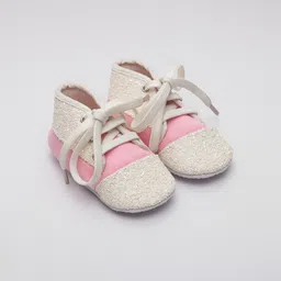 BAESD Girls Colorblock Cotton Lace Ups Booties-image-2
