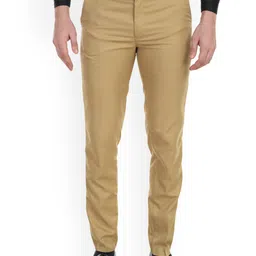THE TURQUOISE TURTLE Men Original Regular Fit Mid-Rise Flat-Front Cotton Formal Trouser-68
