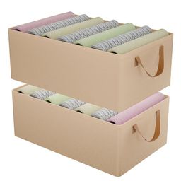 Kuber Industries Beige Set of 2 Regular Drawer Organiser Organisers-95