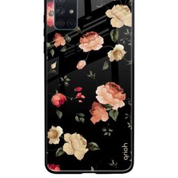 QRIOH Floral Printed Samsung Galaxy A71 Back Case Mobile Accessories-image-57