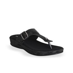 Melonz Women Open Toe T-Strap Flats with Buckles-image-88