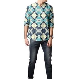ISUEL FAB Men Geometric Printed Cotton Kurta-picture-28