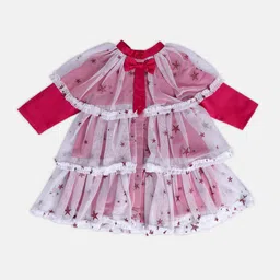 MINI KLUB Girls Print A-Line Dress-image-38