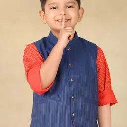 Fabindia Woven Nehru Jackets-picture-24