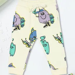 max Infant Boys Printed Mid-Rise Joggers-71
