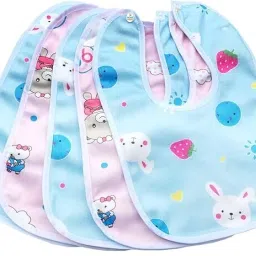 Double Layered Waterproof Bibs Pack Of 5-19
