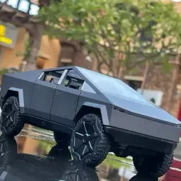 Tesla Cyber truck Alloy Car Diecast Vehicles Sound & Light (Color as per Stock)-9