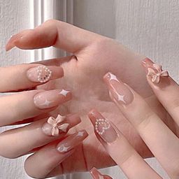 The Pink Truck Set Of 24 Stick On Artificial Nails With Small Filer, Stick & Glue-20