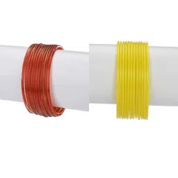 1ST TIME Set Of 24 Red Alloy Bangles-picture-2