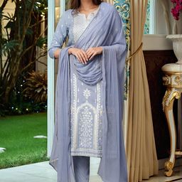 Aaghnya Women Embroidered Kurta Set-image-52
