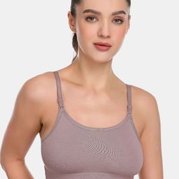 SKDREAMS Full Coverage Wireless Non Padded Seamless Shaper Sports Bra-picture-7