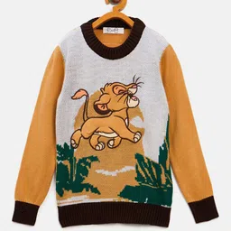 JWAAQ Girls Embroidered Pure Cotton Cardigan Sweater-image-40