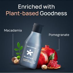 Muster Men Muster Shampoo & Conditioner With Macadamia & Pomegranate -120 ml image 5