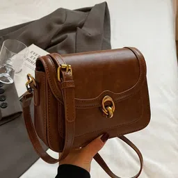 DressBerry PU Structured Sling Bag-41